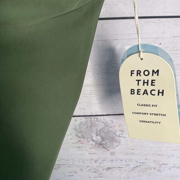 Surf & Swim Co Men’s Board Shorts Multipurpose Shorts XL 6,5”‎ Army Olive Green - Picture 4 of 11